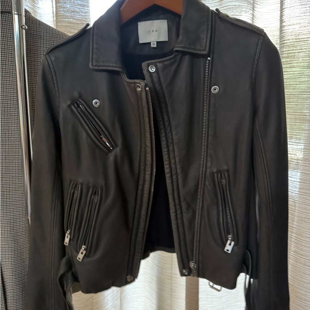 IRO leather biker jacket
